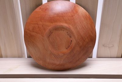 Alternate image for #2288 River Birch Wood Dish 6 1/8 x 1