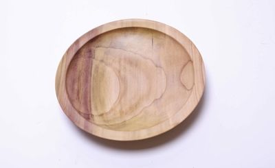 Alternate image for Rainbow Tulip Poplar Wooden Bowl   #2446   6 1/2 x 1 1/4