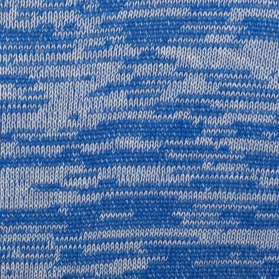 Alternate image for Knit Blue Beige Cotton Sweater for Men Made in Peru Sky Blue