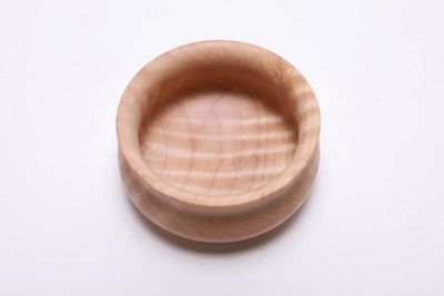 Alternate image for #2507 Tiger Maple Wooden Potbelly Bowl 4 1/8 x 2