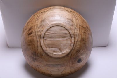 Alternate image for #2370 Tulip Poplar Wooden Fruit and Salad Bowl 11 1/4 x 3 5/8