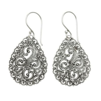 Alternate image for Fair Trade Sterling Silver Earrings Divine Femininity