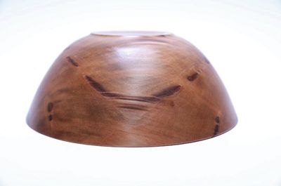 Alternate image for #2477 Sweet Gum Wooden Bowl 9 7/8 x 3 7/8