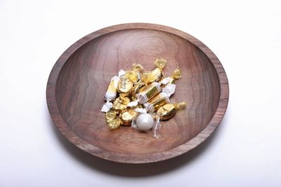 Alternate image for #2077 Rainbow Walnut Wooden Bowl 9 1/4 x 1 1/2