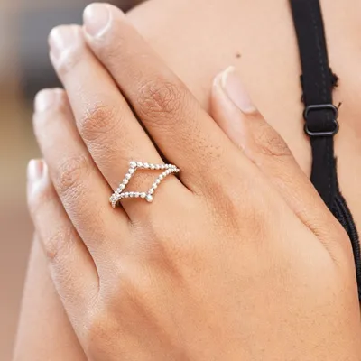 Alternate image for Handmade Sterling Silver Stacking Rings Pair Unguarded Moment