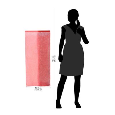 Alternate image for Cotton Wrap Scarves in Red Pink and Orange Pair Delightful Breeze in Red