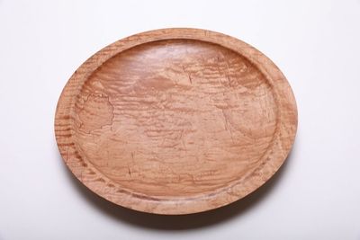 Alternate image for #2115 Quilted Maple Wooden Platter 13 1/4 x 1 3/4  Flame Maple Platter Maple Platter