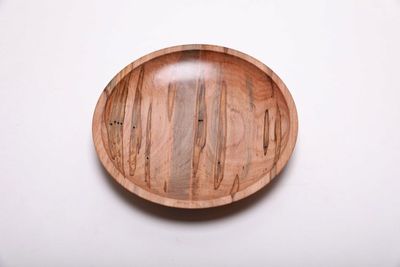Alternate image for #2184 Shallow Ambrosia Maple Wooden Bowl 8 5/8 x 1 3/8