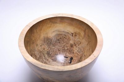 Alternate image for #1789 Wormy Magnolia Burl Wooden Bowl   12 1/2 X 9 1/4