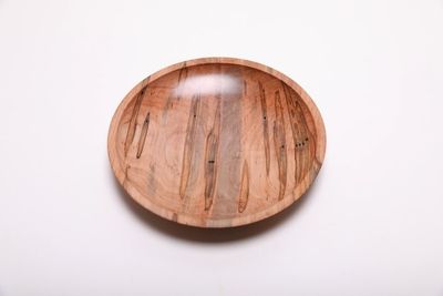 Alternate image for #2184 Shallow Ambrosia Maple Wooden Bowl 8 5/8 x 1 3/8