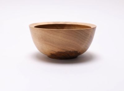 Alternate image for #2452 Small Camphor Wooden Bowl 4 1/2 x 2 1/4