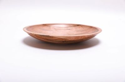 Alternate image for #2184 Shallow Ambrosia Maple Wooden Bowl 8 5/8 x 1 3/8