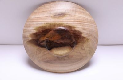 Alternate image for Rainbow Tulip Poplar Wooden Dish   #2359   7 5/8 x 1 1/4