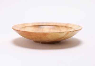 Alternate image for #2500 Box Elder Burl Wooden Ring Dish 4 3/4 x 1