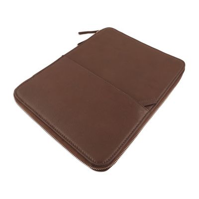 Alternate image for Brown Leather Travel Office Folio Ultimate Travel Folio in Brown