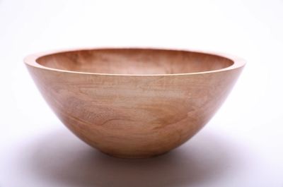 Alternate image for #1890 Maple Wooden Bowl 8 1/8 X 3 1/2