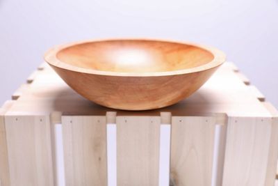 Alternate image for #2290 Sugar Maple Wooden Bowl 8 1/2 X 2 1/2