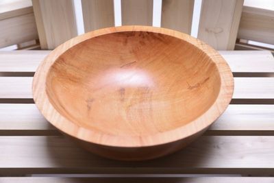 Alternate image for #2301 Sugar Maple Wooden Bowl 9 1/4 x 3