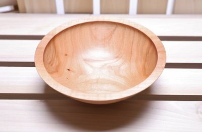 Alternate image for #2304 Small Sugar Maple Wooden Bowl 6 1/8 X 2 1/8