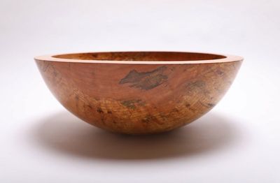 Alternate image for #1796-3 Spalted Maple Wooden Bowl 14 1/2 X 5 1/4