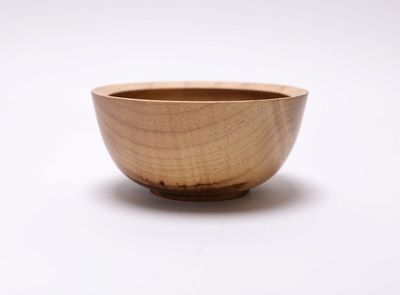 Alternate image for #2452 Small Camphor Wooden Bowl 4 1/2 x 2 1/4