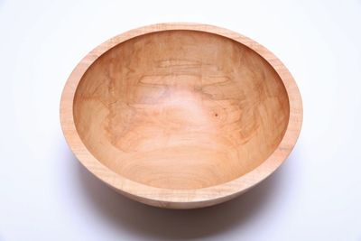 Alternate image for #2316 Sugar Maple Wooden Fruit and Salad Bowl   11 7/8 x 4 1/4