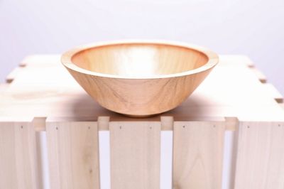 Alternate image for #2304 Small Sugar Maple Wooden Bowl 6 1/8 X 2 1/8