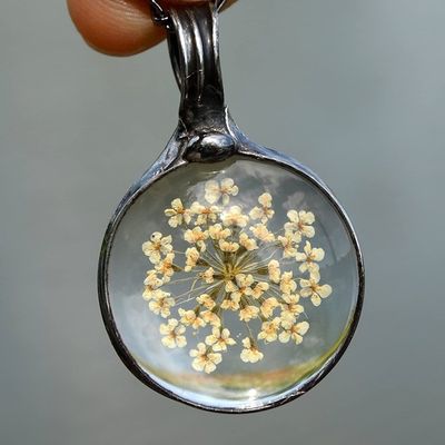Alternate image for Queen Annes Lace Pendant Necklace