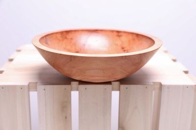 Alternate image for #2313 Wild Black Cherry Wooden Bowl 8 x 2 3/8