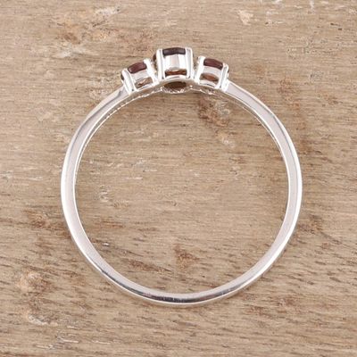 Alternate image for Garnet Ring India Birthstone Jewelry Passions Glow