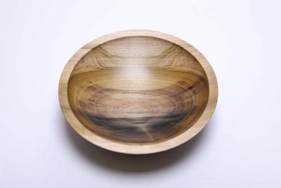 Alternate image for #2444 Rainbow Tulip Poplar Wooden Bowl 7 1/2 x 2 1/8