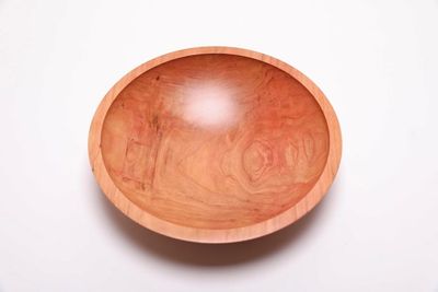 Alternate image for #2414 Wild Black Cherry Wooden Bowl 9 3/4 x 2 1/4